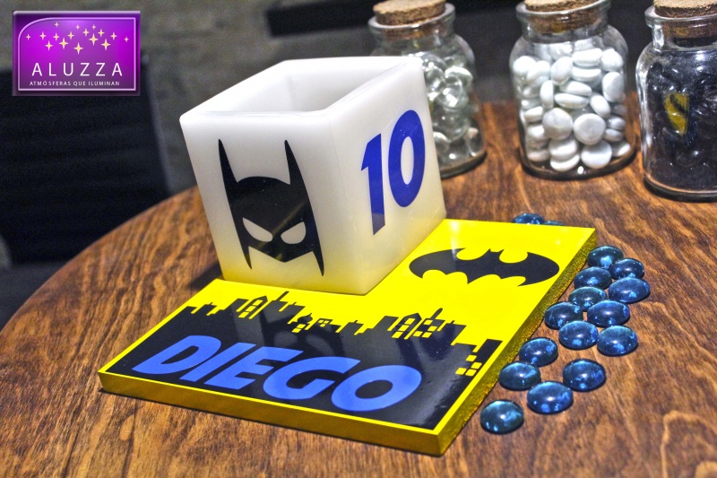 CENTRO DE MESA INFANTIL BATMAN