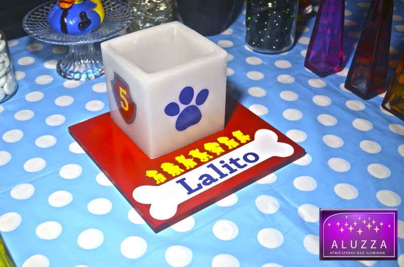 CENTRO DE MESA INFANTIL PAW PATROL