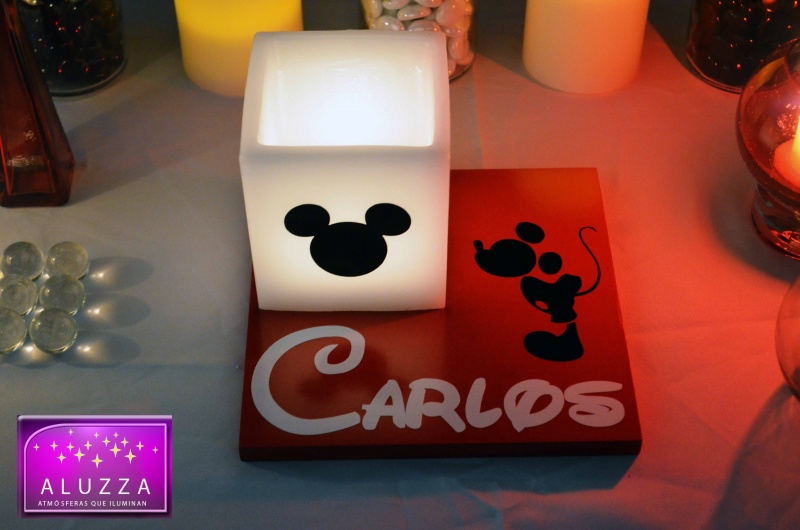 CENTRO DE MESA MICKEY MOUSE ROJO