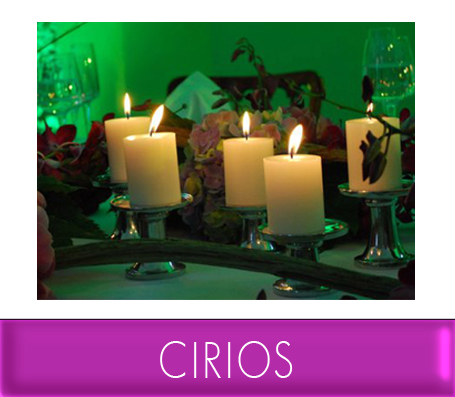 CIRIOS PARA BODA