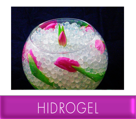 hidrogel en perlas