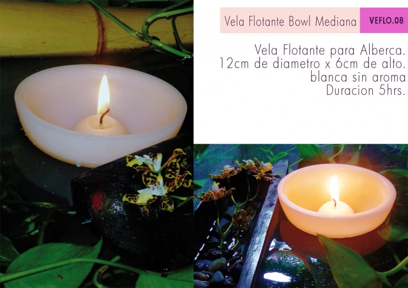 velas flotantes para centros de mesa o decoración de eventos